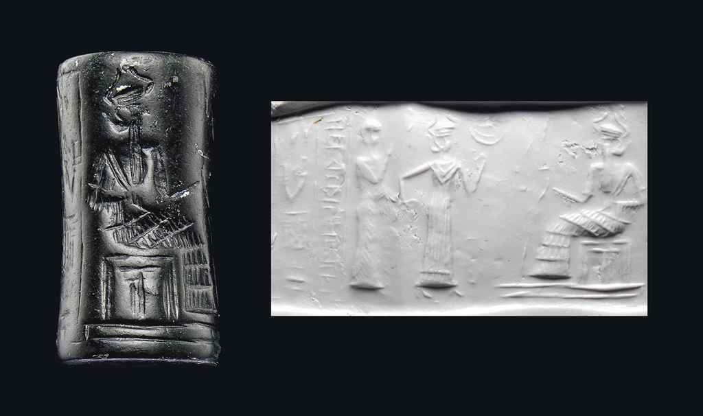 Inanna presents her planned spouse-king to her father Nannar for approval