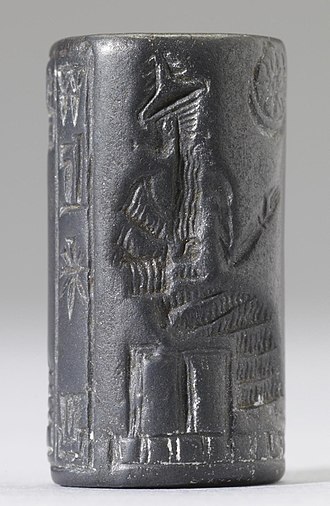 Iranian cylinder seal, Walters collection