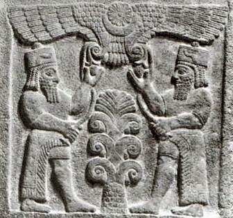 Enlil and Enki with Tree of Life