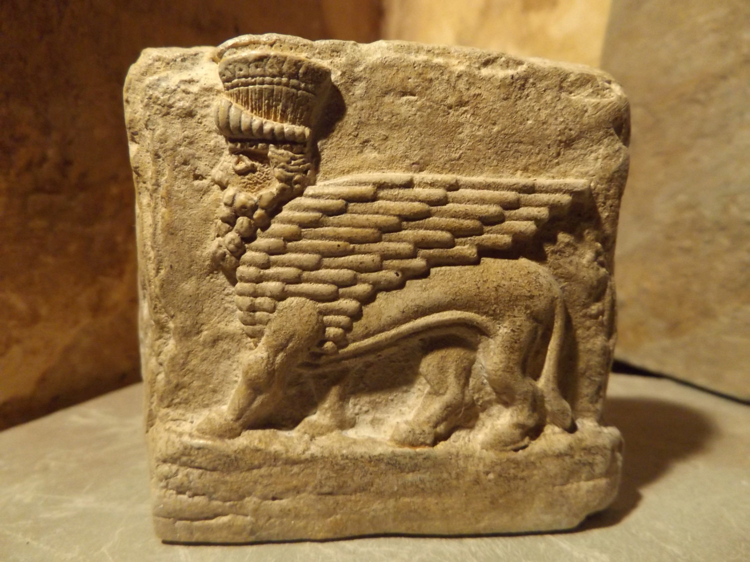 Ashur as winged sphynx