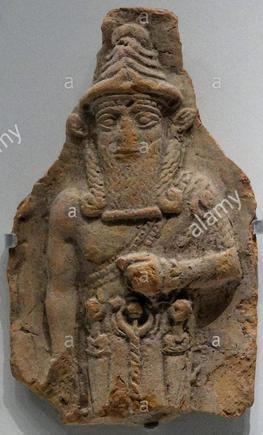 Ancient stele of Nergal, god of the Underworld