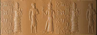 Ninsun, her giant mixed-breed son-king, and Nergal