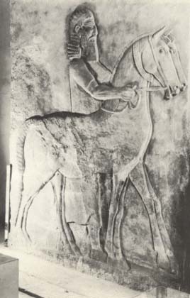 17 - Assyrian artifact of their great horsemen, artifacts like this that do not involve giant alien gods, are made available in musuems for the public's view, the controvercial artifacts are usually hidden away for only the elite acadimic eyes to see, some groups want them hidden away, others want them set aside as myths, but Radical Islam wants them all destroyed, fearing knowledge of them would destroy the Islamic power brokers' hold over its followers