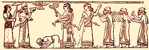 15p - Shalmaneser III & bowing Hebrew King Jehu