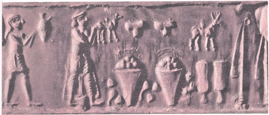 6d - young Inanna & spouse Dumuzi in the fields
