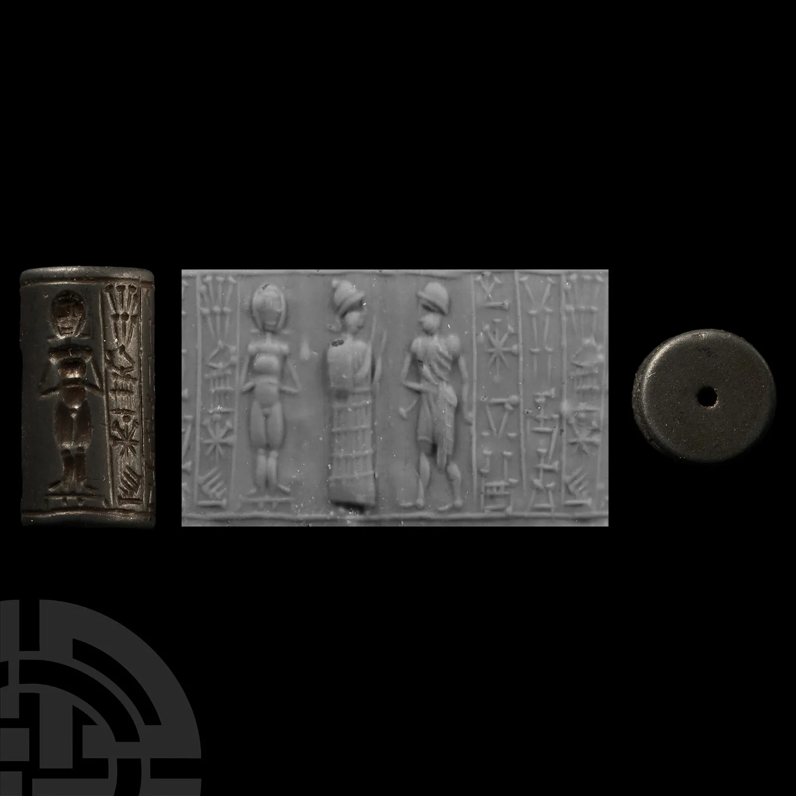 50 - naked Inanna, Ninsun & her semi-divine son-king