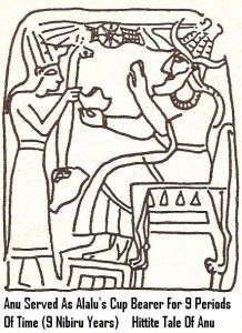 2 - Anu as Alalu's cup-bearer, Hittite Tale
