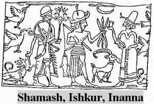 4k - Utu-Shamash, uncle Ishkur, & sister Ishtar
