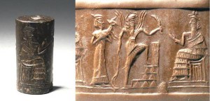 5c - unknown goddess, Utu, & Enlil