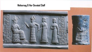 3c - Ninhursag, Inanna, & staff