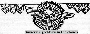 3f - Ashur, Sumerian bow in the clouds