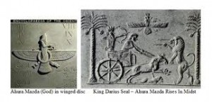 5da - Ashur protects King Darius
