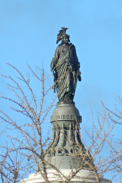 12 - goddess Columbia in District of Columbia, the heart of America dedicated to giant Inanna / Columbia / Liberty