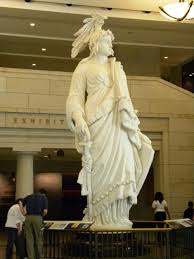 12c - plaster cast for Capitol statue of alien giant Inanna / Columbia / Liberty