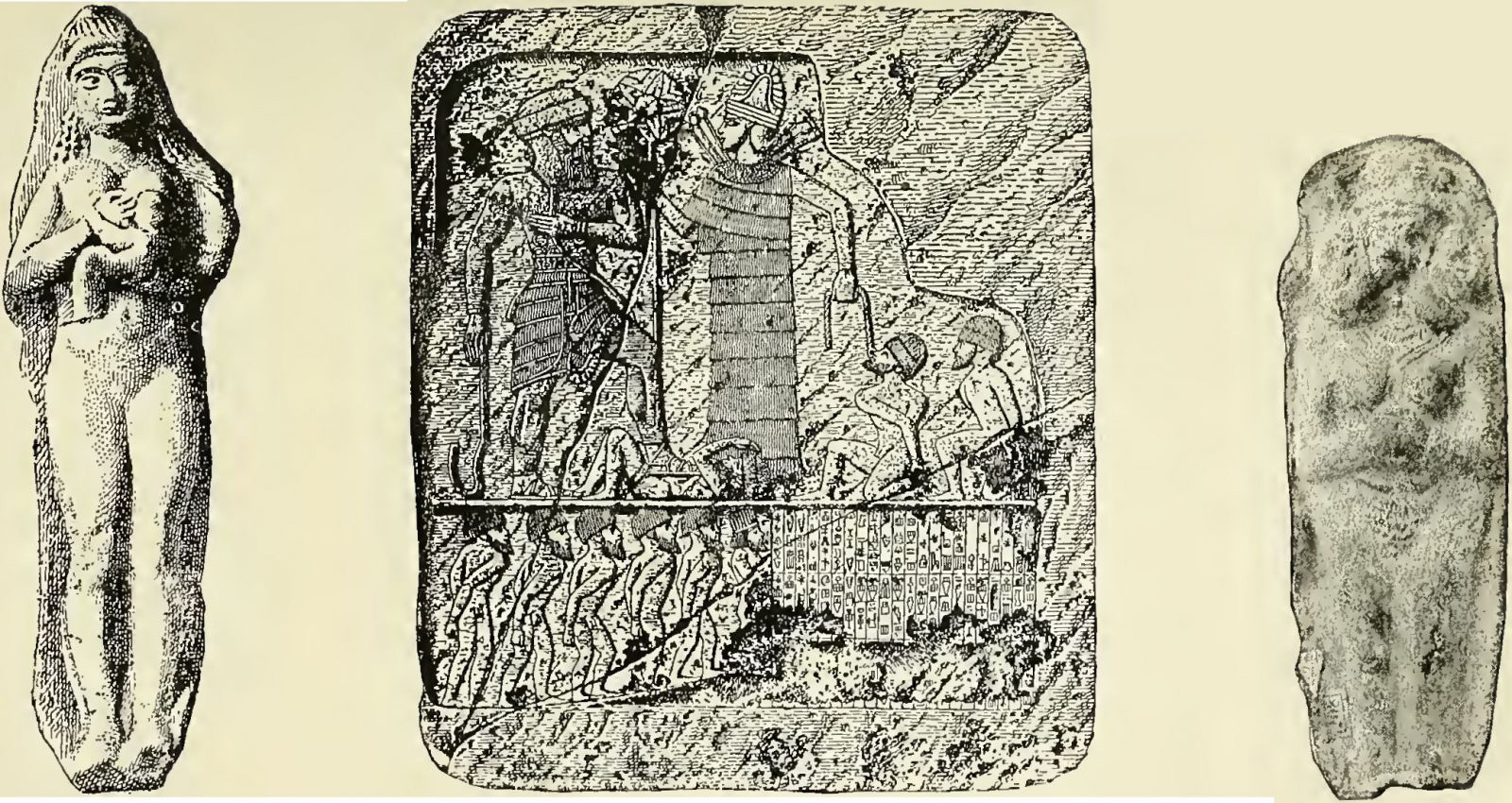 14 - Babylonian artefacts of Utu & his twin sister Inanna, the Goddess of Love & War, Utu puts his heavy foot upon the much smaller earthling, Inanna holds a restrained earthing by a rope tied through a nose ring, artefacts like this are dangerous to Radical Islam, evident to the eye & to the reader is contradictory historical evidence, & they want these priceless artefacts destroyed for contradicting the teachings of their prophet