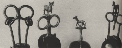 14h - chariot ornaments of gold, silver, & bronze 2,450 B.C., from Nannar's great metropolis of Ur, many firsts in many areas, such as the 1st schools, board games, etc., etc.