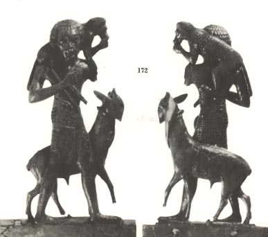 16a - ivory monkey carving found in Nimrod, of a time when the giant alien gods from planet Nibiru created man in their image, & in their likeness, to become the workers for the gods stationed on Earth Colony