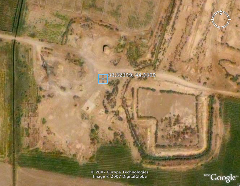 1a - Isin, Iraq, areal view of Isin, Bau's throne city, where she was the doctor for gods & the "black-headed" earthlings