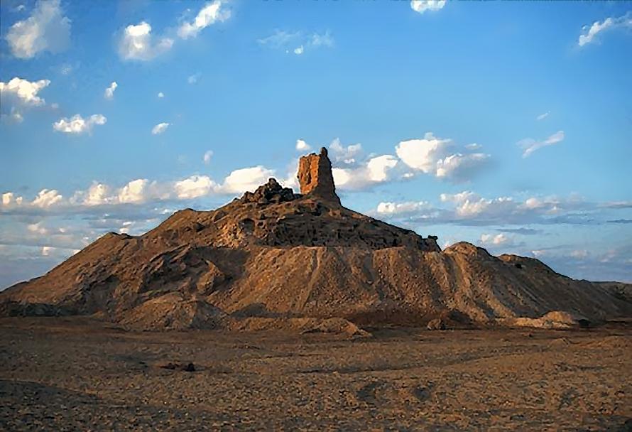 1d - mud brick-built mountain ziggurat -  home of Nabu, the place of Marduk's Tower of Babel, Enlil & his descendants destroyed the Tower of Babel, refusing to allow Marduk to build his own launch site, starting another war between the aliens with earthlings dying in the middle