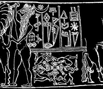 1d - Mesannipadda, Lugal of Ur & Kish, son of Meskalamu, mixed-breed "mighty man", 1st Dynasty of Ur kings, 3,000 B.C., Ur stood for thousands of years, until nuclear fall-out from the gods battling gods, turns it into deserted lands