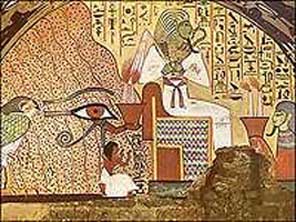 2 - Eye of Horus found all over Egypt, reminding Egyptians for all time, that the giant alien gods came down to Earth, colonized it as their own, & fashioned "modern man" into their image, &  into their likeness, to become their replacement workers
