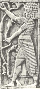 20 - ivory carved man, NImrod artefact of a time when the giant alien gods from planet Nibiru created man in their image, & in their likeness, to become the workers for the gods stationed on Earth Colony