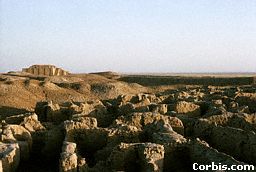 3 - Ur, Nannar's ziggurat & city ruins, Ur was destroyed by flood, then by fall-out, SEE THE LAMENT OF UR TEXTS