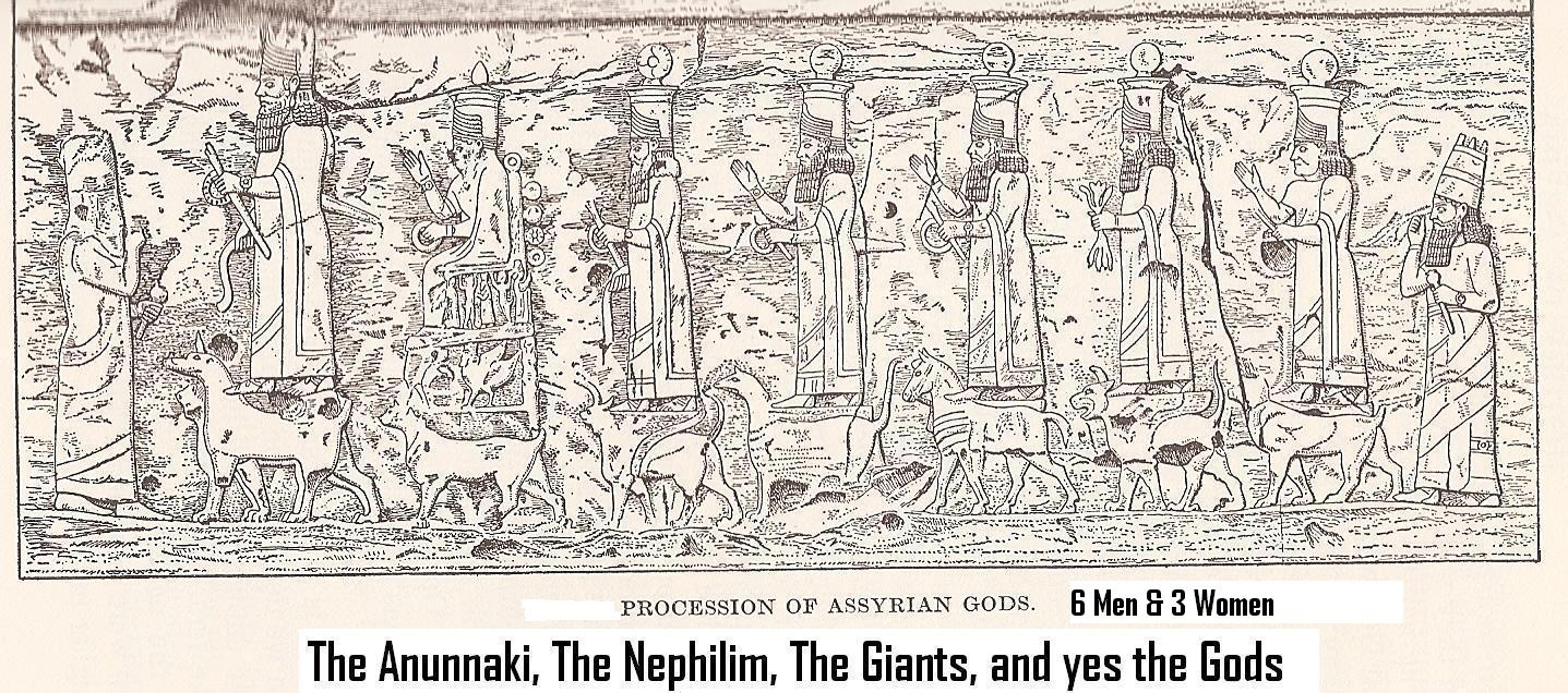 3 - some of the Assyrian alien giant gods on Earth Colony, the panthion of twelve main alien giant gods of Assyria, Sumer, Akkad, Babylon, Persia, Canaanite, Hittite, Amorite, Greece, Rome, & on & on throughout all of earthling history, tens of thousands of years, SEE SUMERIAN KINGS LIST TEXT ON THIS PAGE