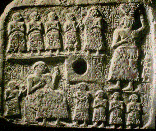 3b - King Ur-Nina & family, Ninurta's 1st king of Lagash, mixed-breed giant appointed to kingship by Ninurta & approved by Enlil