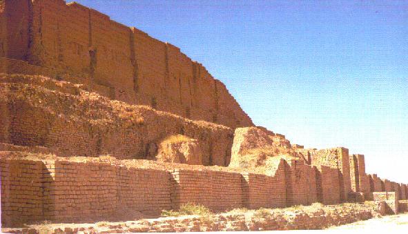 3g - Nannar, Biblical "El", mud brick-built mountain ziggourat in Ur, fortified house of Nannar in his city of Ur, artifacts from Ur are in the thousands, most in good shape, showing a long history of thousands of years when the alien giant gods walked & talked with mankind on Earth