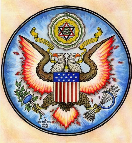 4 - USA, Double-Headed Eagle of Ninurta, Masons keep these Mesopotamian symbols of gods & others current, hiding them in plain sight, in governments, in art, architecture, corps. logos, etc.