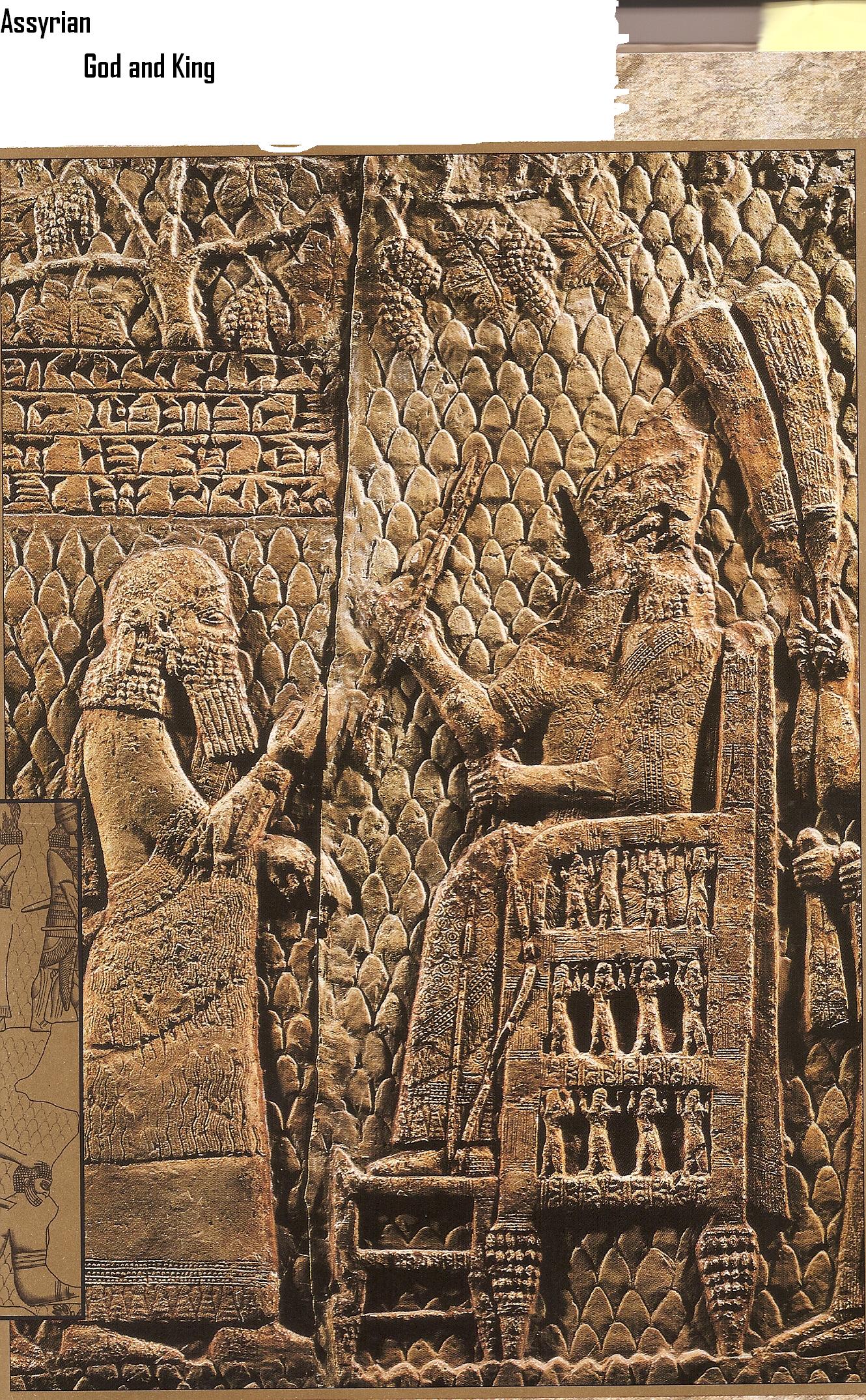 4a - Assyrian artifact of giant alien god Ashur seated, with an unidentified giant mixed-breed king standing before him, waiting for Ashur's instructions, ancient artefacts tell a clear story of earthling involvement with giant aliens, who gave laws, religion, agriculture, astronomy, education, medical science, & everything else to mankind, today the list would be electricity, silicon chips, night vision, space technology, kevlar, nuclear technology, & everything else mankind has come to learn from the gods