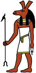 4c - Seth was not considdered one of the great gods, & after his killing of his brother, he was considdered by Egypt as a rogue god, to be dealt with later by Horus, the miracle child of the deceased Osiris & his newly widowed spouse Isis