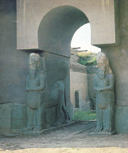 6a - Shedu artefact of Nimrud, Islamic group ISIS dynamited artefact items in Nimrud, & museum artefacts were shamefully destroyed by them, attempting to keep people ignorant of our historical past that contradicts their belief system