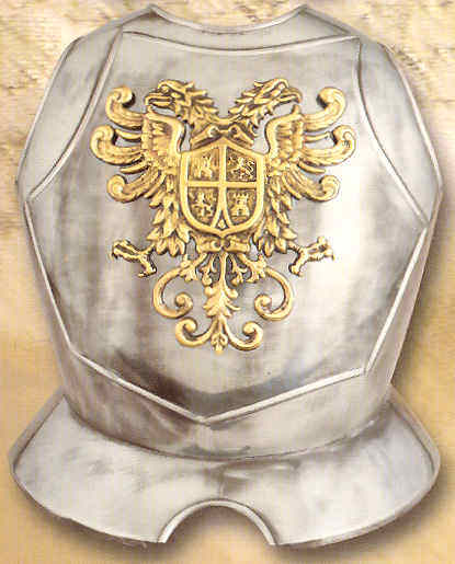 7 - Middle Ages armored breastplate, of a time when the giant alien gods actually lead their kings in battle, assuring the victory every time