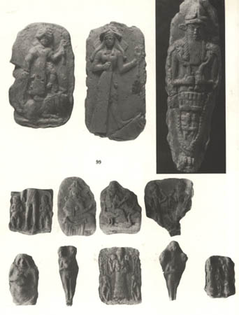 7 - Sumerian gods & goddesses, Kish artifacts of lost ancient history, artefacts like these are being destroyed by Islamic Radicals, their foolish attempt to eradicate our forgotten past