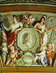 7a - Indian princess & Columbia, the ceiling of the US Capitol, secret societies are well aware of the giant alien gods on Earth