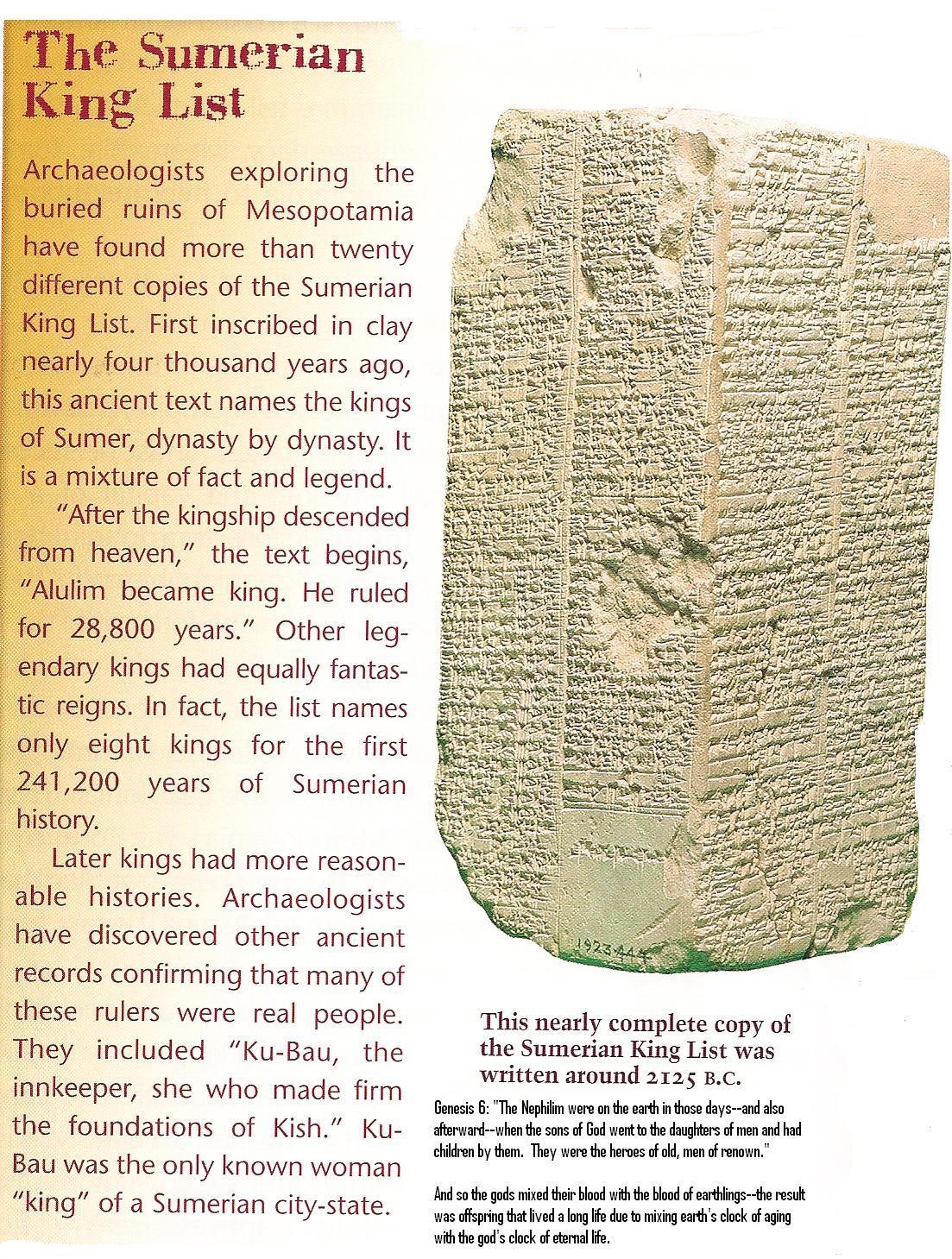 “Kingship was lowered from Heaven” to begin on Earth at Kish. Anu and Enlil established there a “Pavilion of Heaven” In its foundation soil, for all days to come…