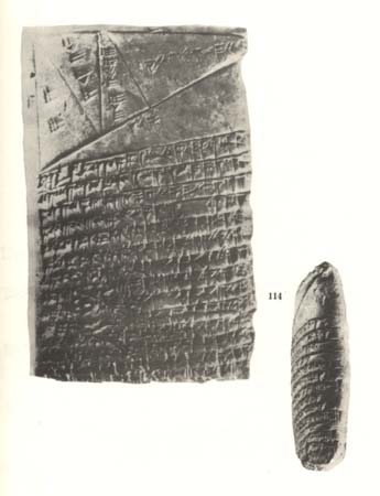 Sumerian algebraic geometry tablet, "similar to Euclid's theory"