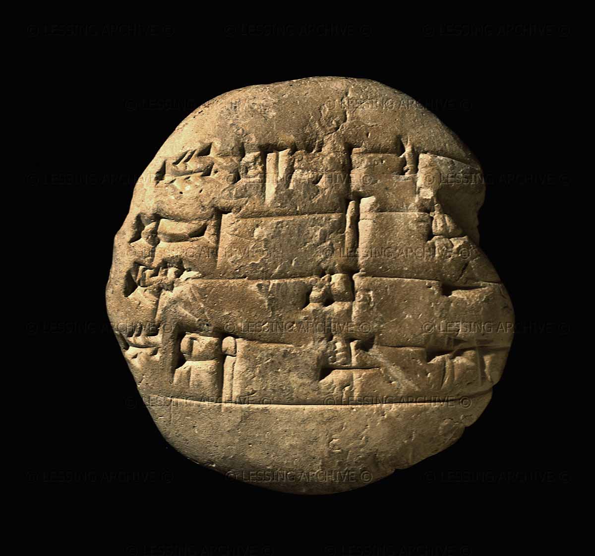 the making of a scribe, tablet with schoolwork, Old Babylonian artefact, probably from southern Iraq, 1900-1700 B.C., schooling began at an early age in the "tablet-house" under an older student called "big brother", after completing their training, students became entitled to call themselves "scribes"