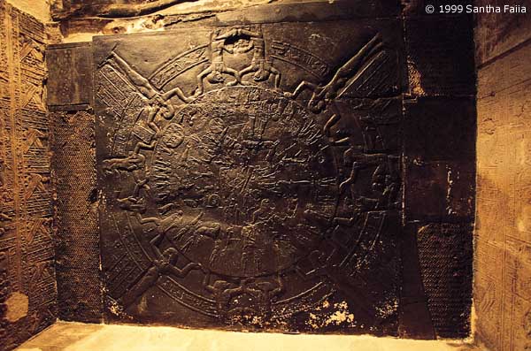 2f - ancient artifact wall of an Egyptian Zodiac, sky-clocks given to mankind by the gods, only gods lived long enough to track the stars for thousands of years