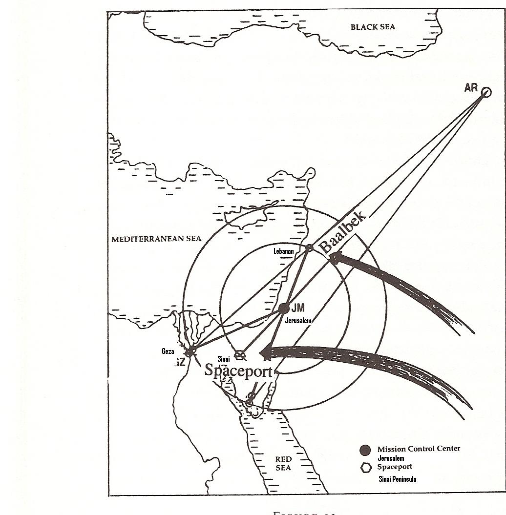 6d - 2nd Landing Path, Post Flood Period, long ago the Anunnaki set up landing paths, landing sites, flight directions, etc.