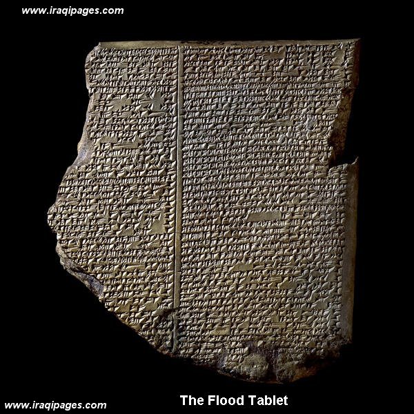 7d - Babylon Flood Tablet, the historical event of the Great Flood was remembered by every ancient civilization around the world, & written down by many of them