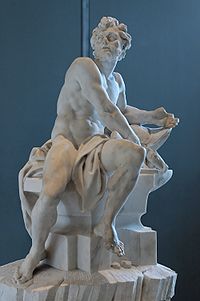 11b - Greek god Hephaestus - Gibil, Louvre Museum, Enki's son Gibil was well known & well worshiped in Ancient Greece