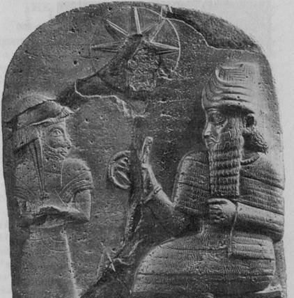 10a - Babylonian artefact of Utu & Babylonian King Hammurabi, historical evidence of the alien giant gods appointing giant offspring to become great kings of great city-states, etc., when the sons of god(s) had sex with the daughters of men, their offspring were the Biblical "Heroes of old, men of renown", "mighty men", mixed-breed sons who were bigger, faster, stronger, smarter, etc. than earthlings, appointed to authority  positions as a go-between for gods & earthlings