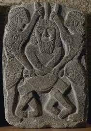 8e - giant mixed-breed made King Gilgamesh, & Enkidu, creature fashioned to be an equal to Gilgamesh as his protector, do battle with Humbaba, creature fashioned for Enlil to be his protector of Lebanon's Cedar ForestsSEE HUMBABA TEXTS ON ANU'S PAGE UNDER URUK KINGS