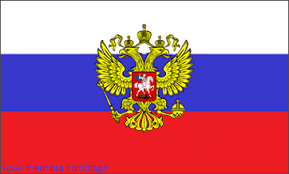 Russian flag honoring Ninurta, the royal prince born of the "double-seed" Anunnaki law of succession to kingship