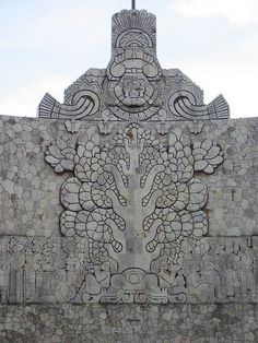 13 - Mayan artifact; Enlil's symbol of man's modified DNA Tree of Life in Mexico