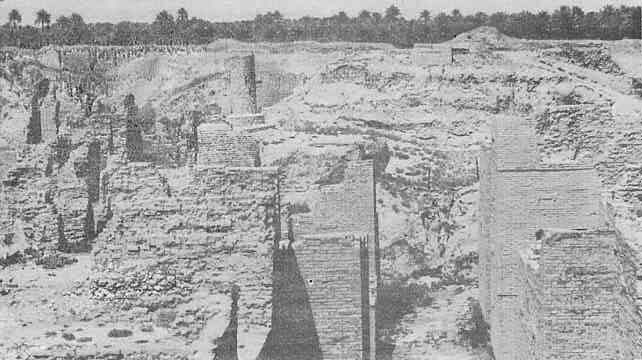 15f - mud brick ruins of Marduk's destroyed Babylon