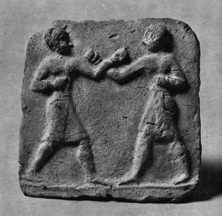 15j - Babylonian entertainment sport of boxing, 2050 BC